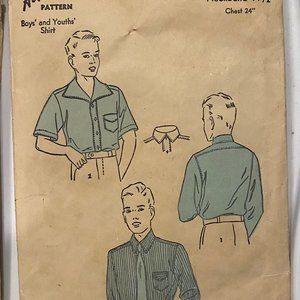 1496 Boys shirt Advance Pattern